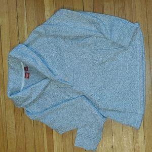 EMS Shawl collar half-button sweater fleece